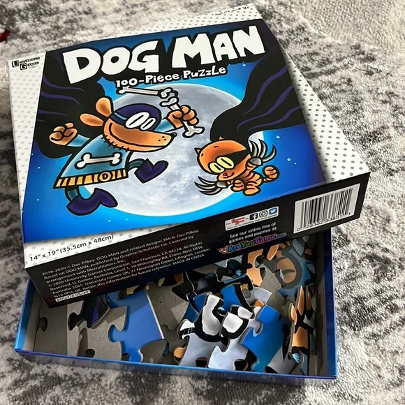 DOG MAN 100 - Piece Puzzle EUC ages 6 and up - Picture 4 of 5